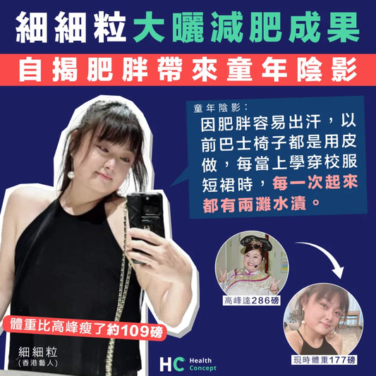 【Yahoo!新聞】【成功減磅】細細粒大曬減肥成果 自揭肥胖致童年陰影